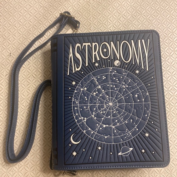 MAD Engine Handbags - Astronomy Crossbody‎ Book Shaped Bag Halloween Witchy Spooky Fall Cosplay
